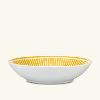 christofle malmaison riviera soup cereal pasta bowl round yellow 19 cm
