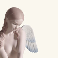 Beautiful Angel Sculpture Small White lladro beautiful angel sculpture small white