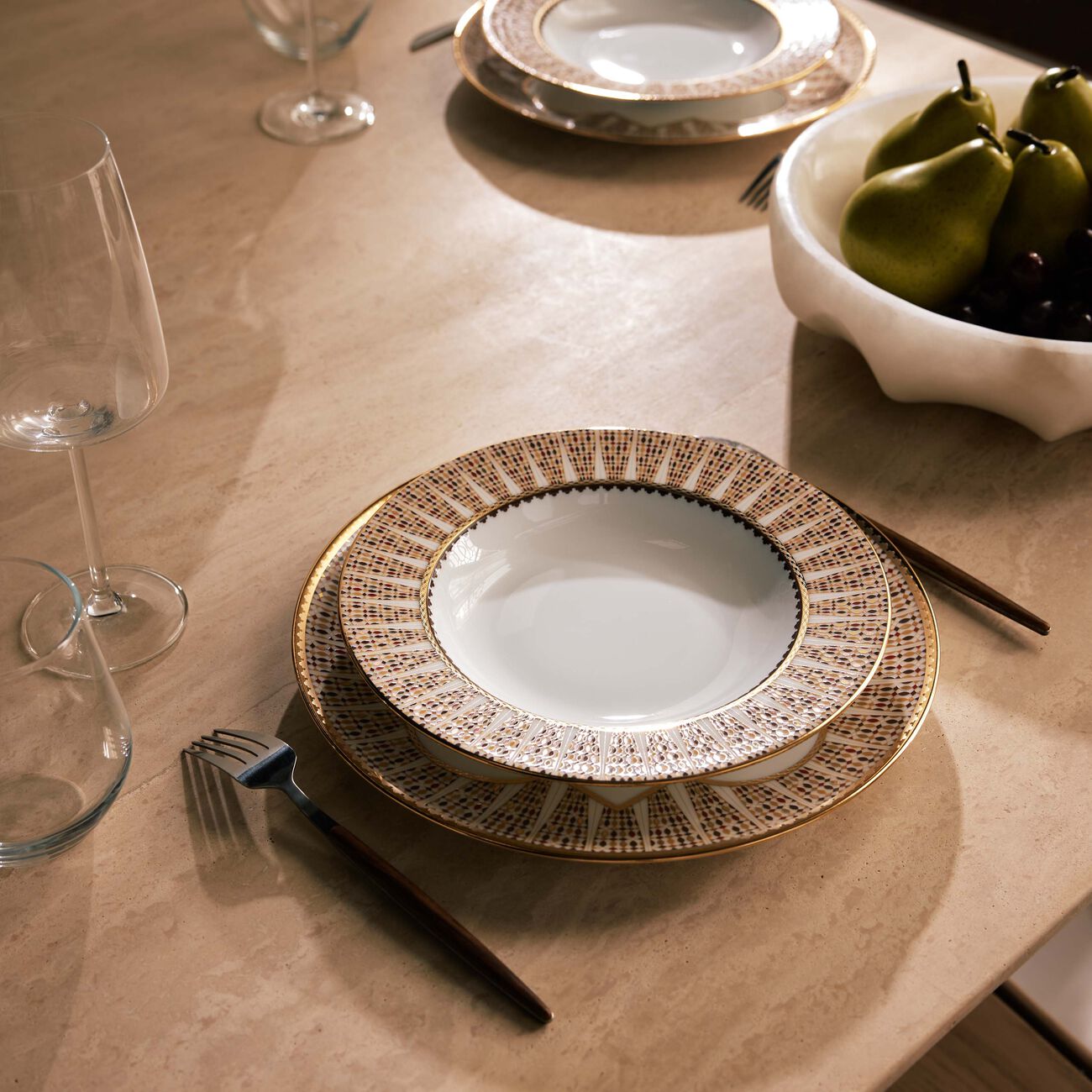 Cavalier Royal Dinner Plate Round Gold 28cm Set Of 2 haviland cavalier royal dinner plate round gold 28cm set of 2