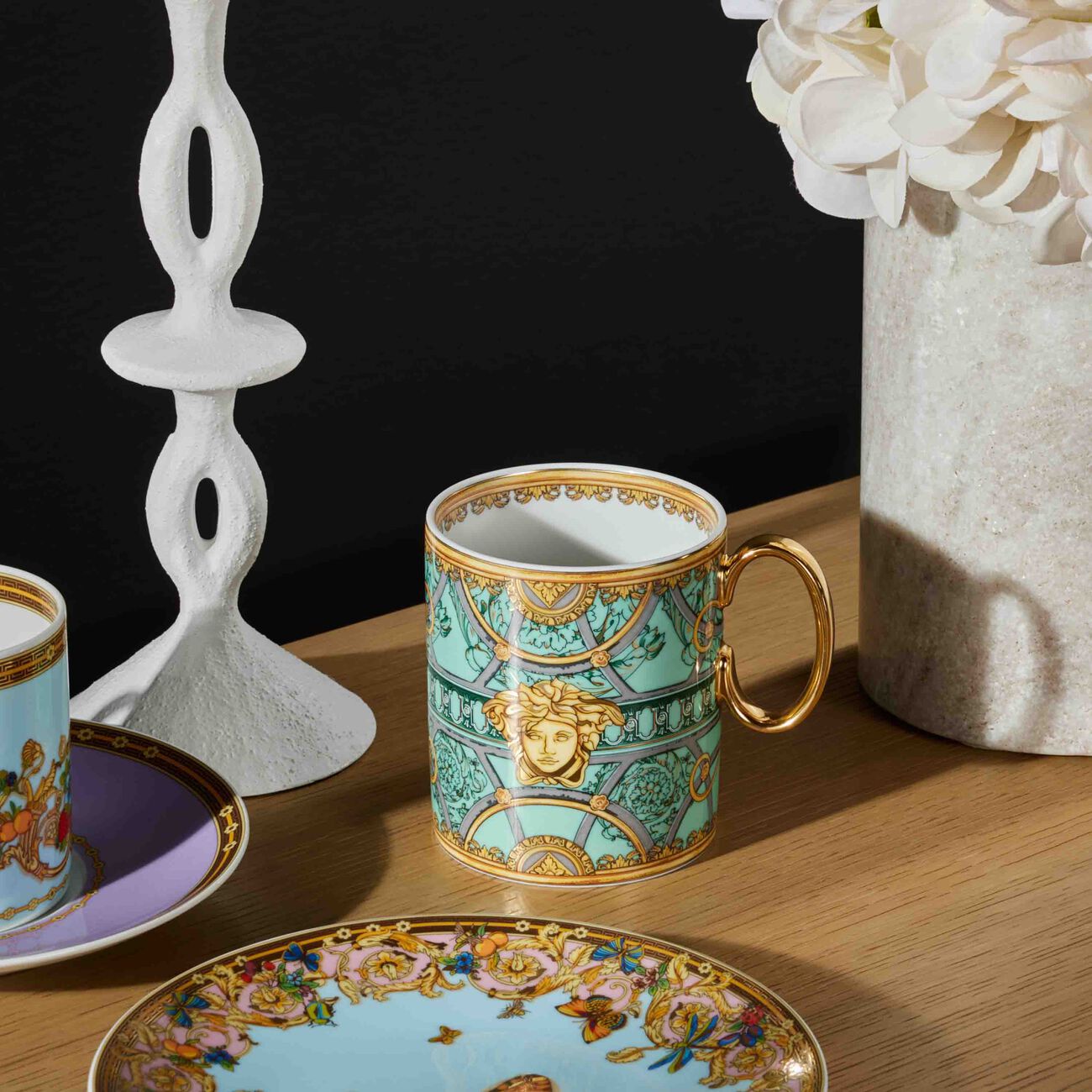 فيرساتشي كوب الشاي والقهوة سكالا ديل بالاتزو أخضر