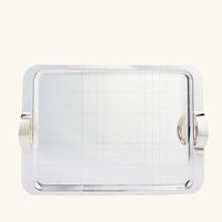 christofle graphik serving tray rectangular large silver plated