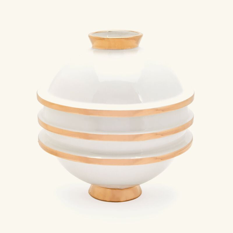 Orbit Vase Small White jonathan adler orbit vase small white
