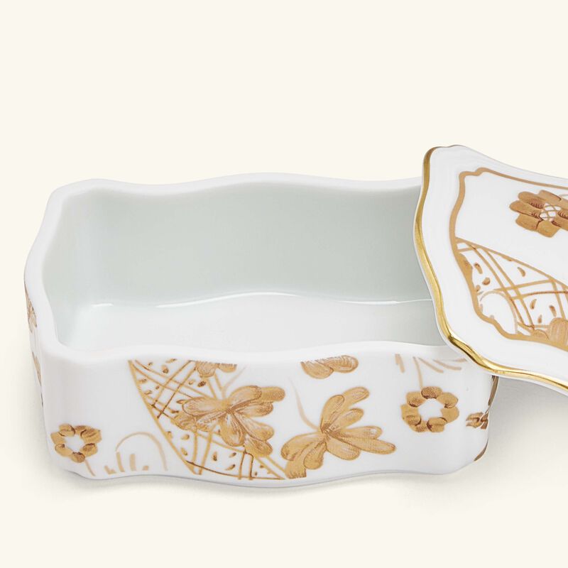 Oriente Italiano Jewelry Box Gold ginori 1735 oriente italiano jewelry box gold