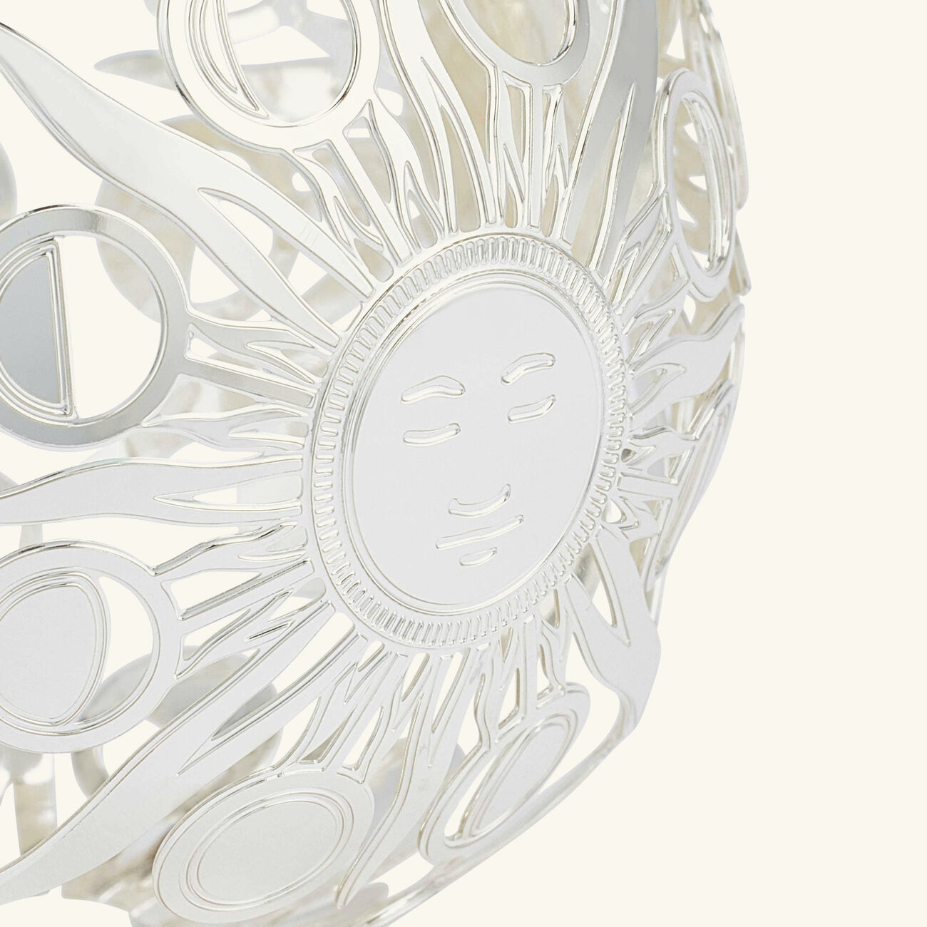 كريستوفل قطعة ديكور للكريسماس ريڤ كوزميك صغيرة باللون الفضي