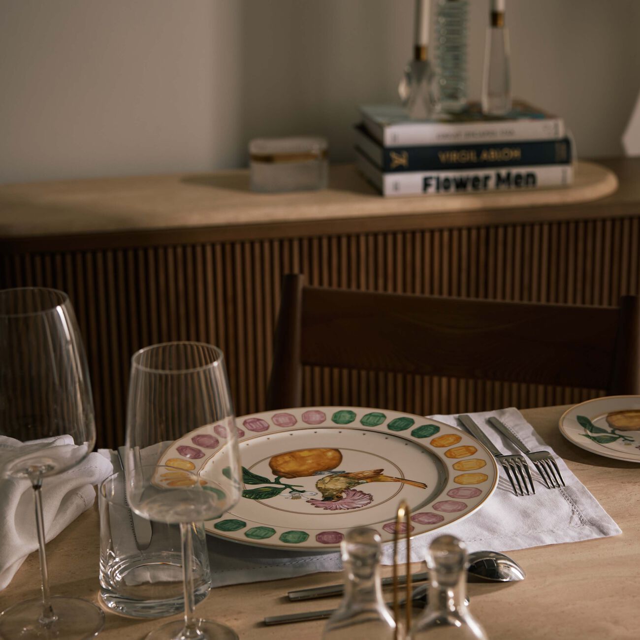 Idyllia Service Plate Round Flycatcher 33 cm rosenthal idyllia service plate round flycatcher 33 cm