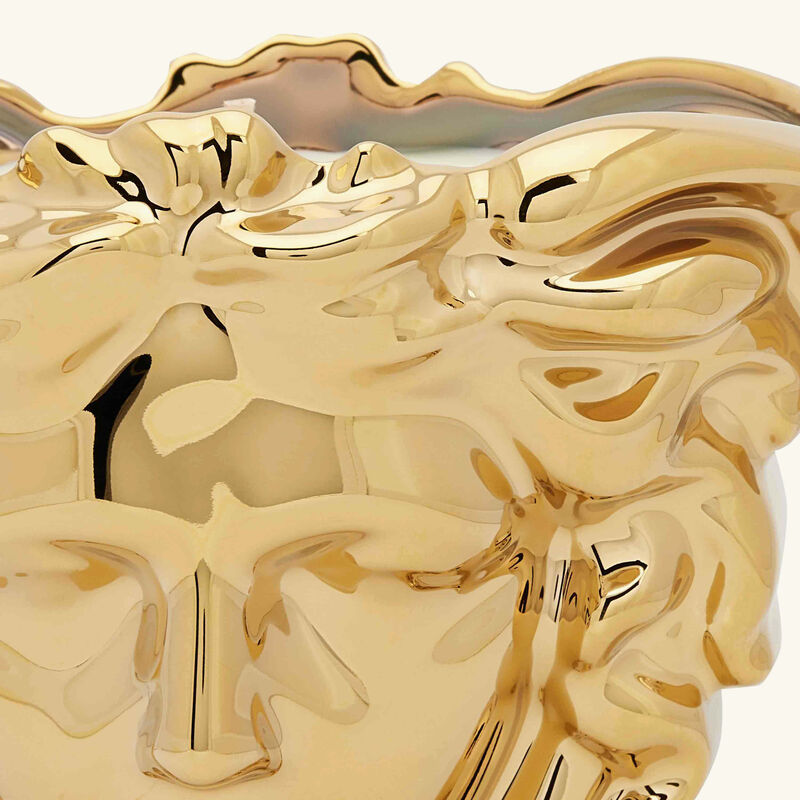 versace medusa grande candle gold