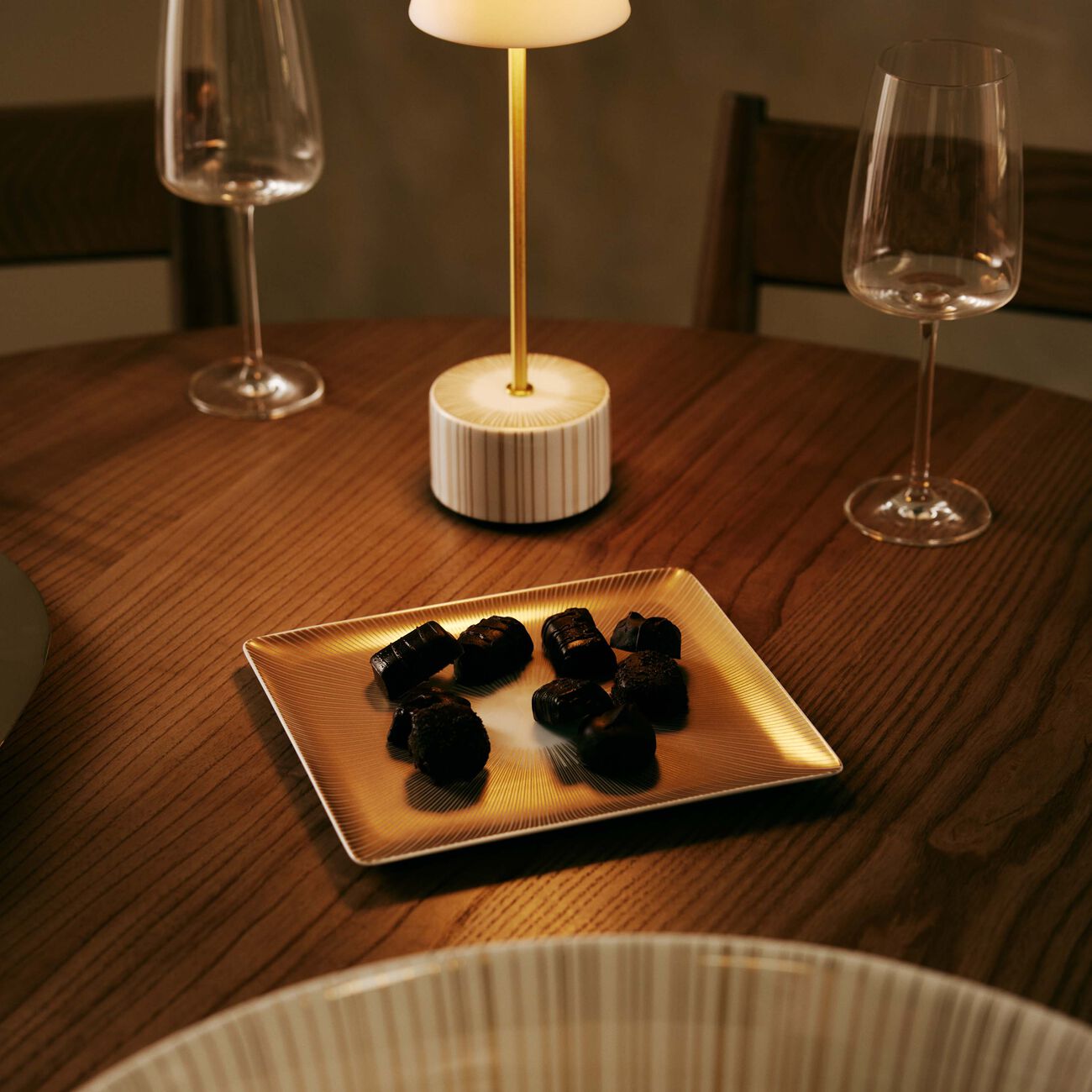 Sol Serving Platter Rectangular Gold 22cm bernardaud sol serving platter rectangular gold 22cm