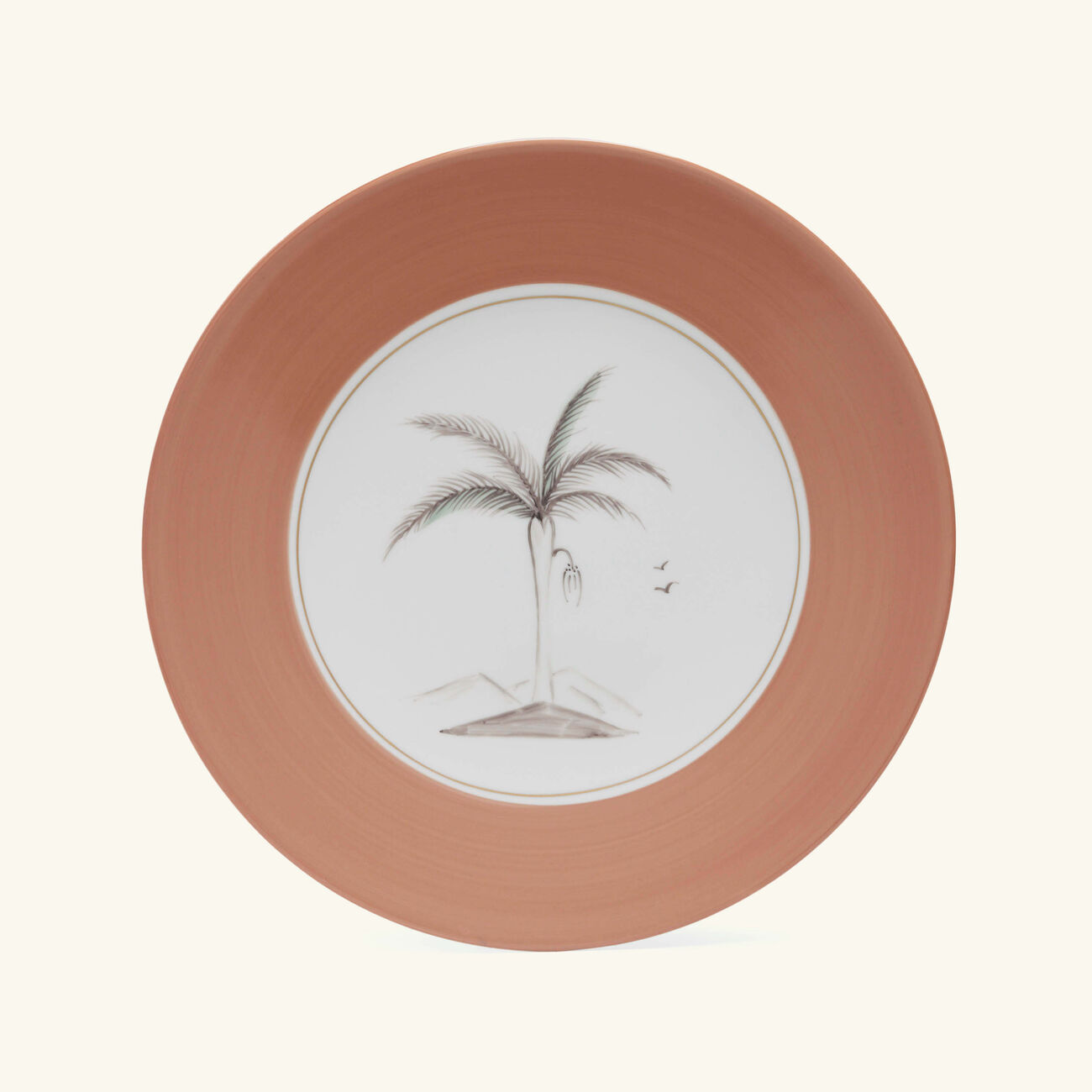 Bamboo Colonies Charger Plate Round Pink 30cm marie daage bamboo colonies charger plate round pink 30cm