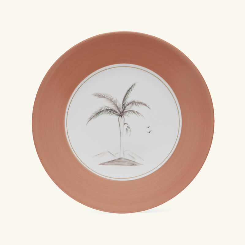 Bamboo Colonies Charger Plate Round Pink 30cm marie daage bamboo colonies charger plate round pink 30cm