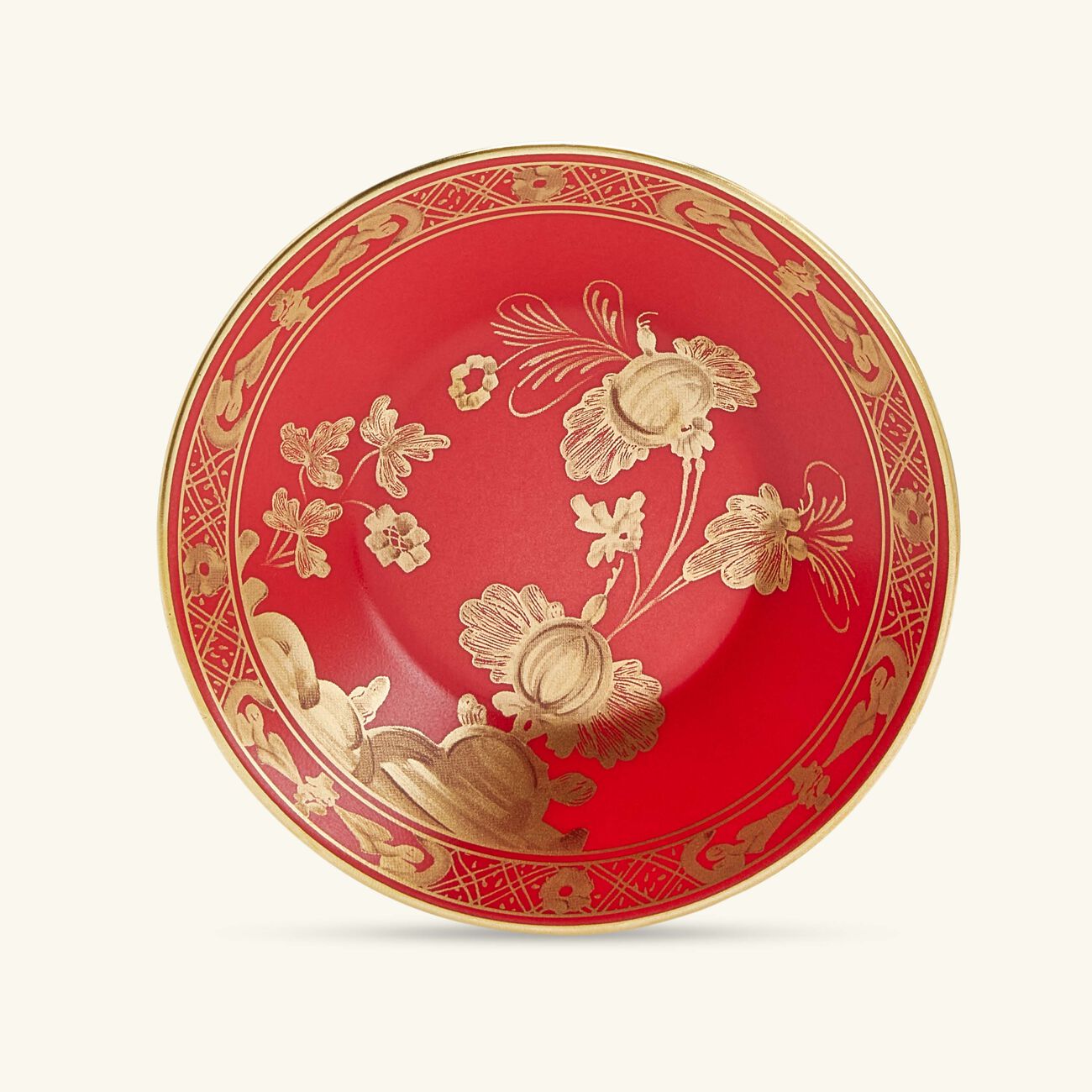 Oriente Italiano Tea Set with Tray Red 7 pieces ginori 1735 oriente italiano tea set with tray red 7 pieces