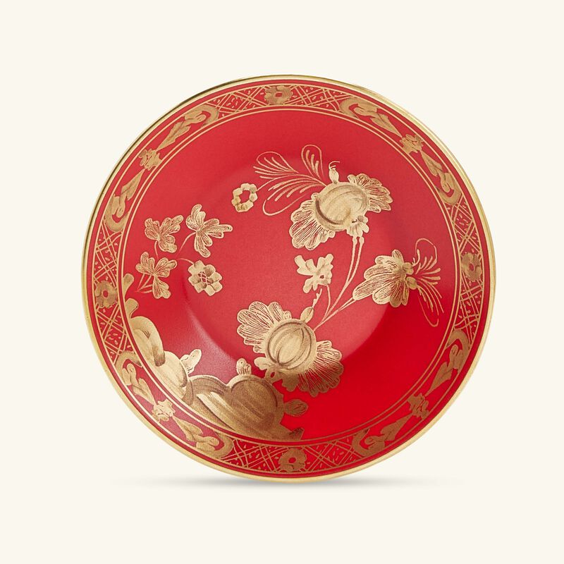 Oriente Italiano Tea Set with Tray Red 7 pieces ginori 1735 oriente italiano tea set with tray red 7 pieces