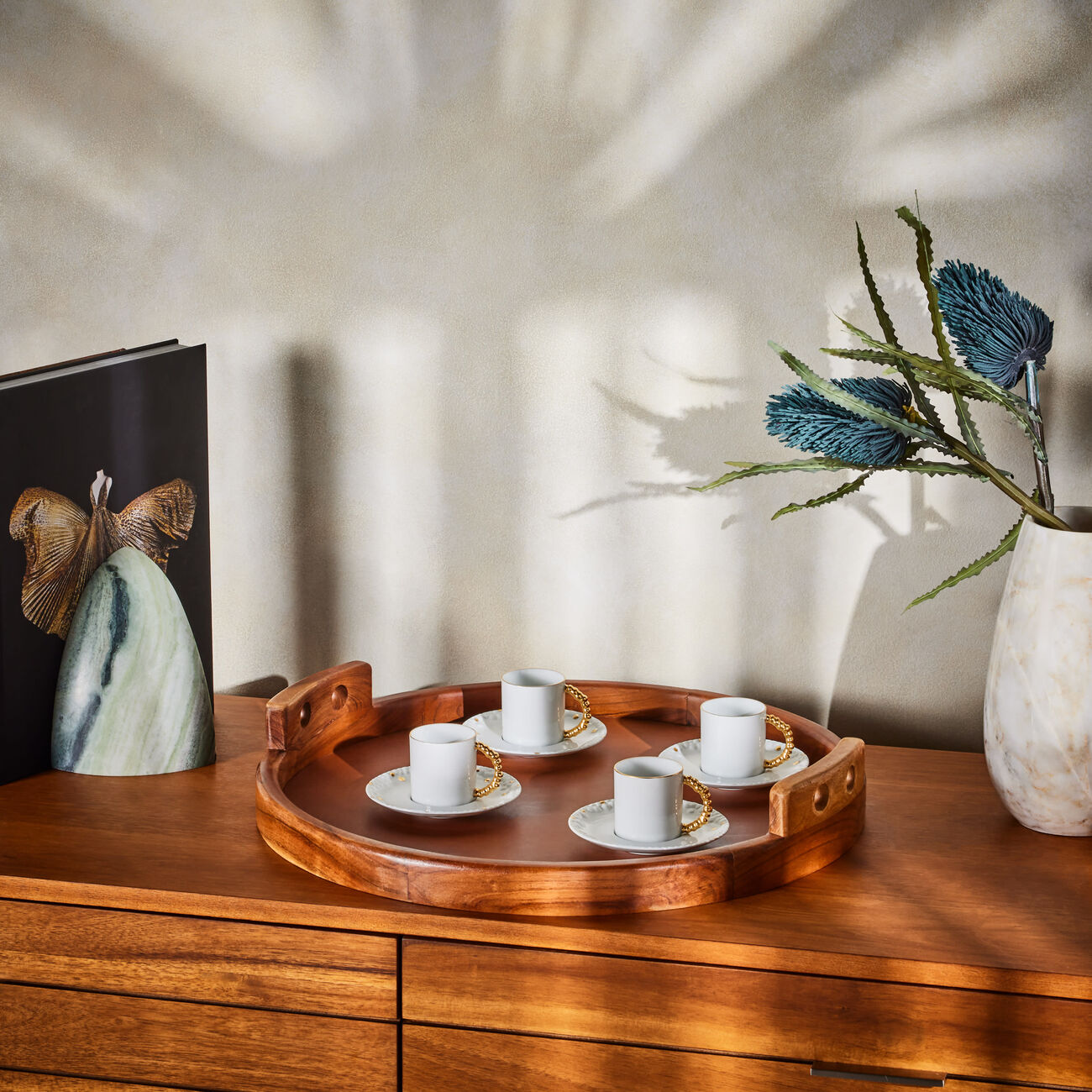 l objet haas mojave espresso cup   saucer white set of 6