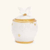 villari butterfly sugar bowl white