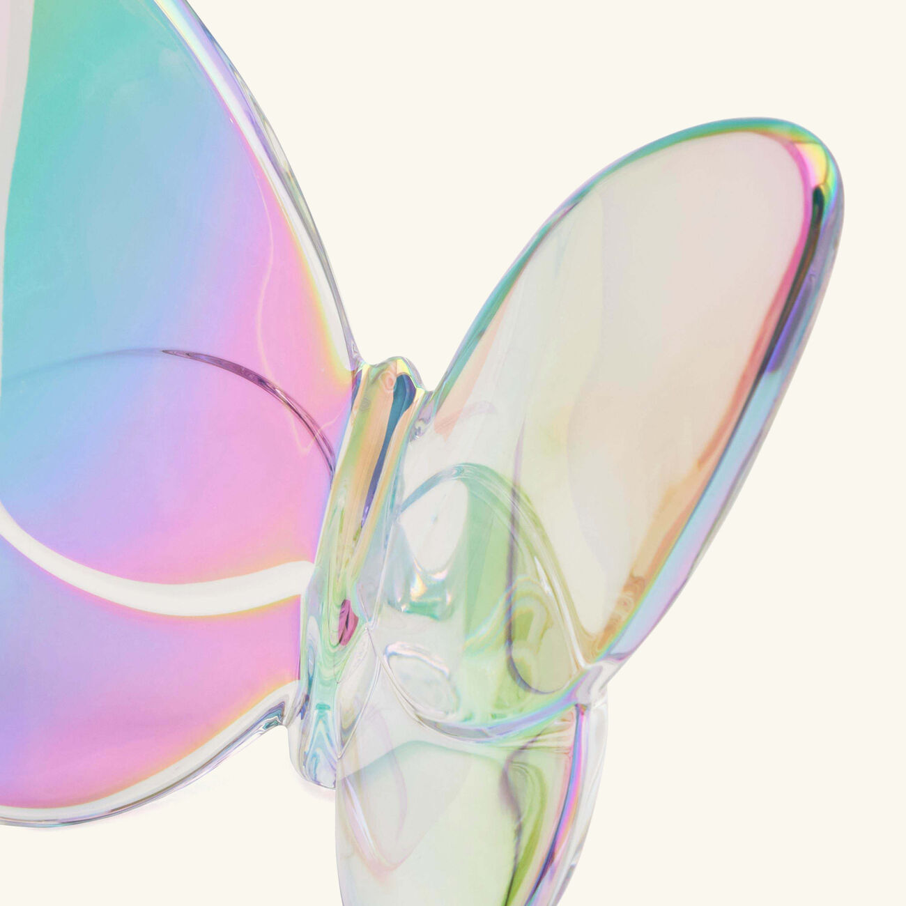 baccarat papillon lucky butterfly figurine mini iridescent clear