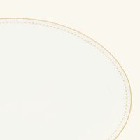 كريستوفل طبق مالميزون إمبيريال بيضاوي الشكل باللون الذهبي 38 سم