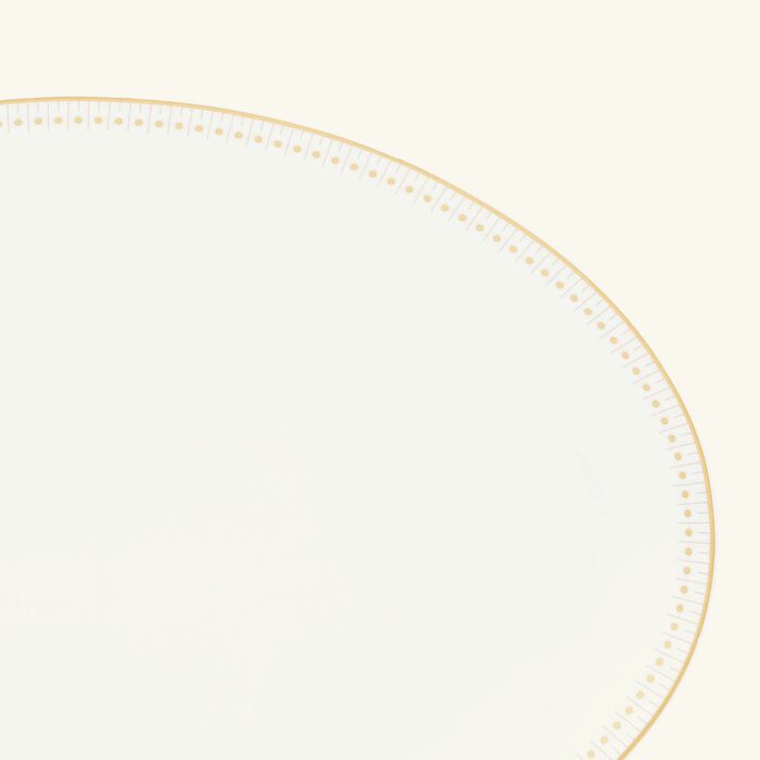 طبق مالميزون إمبيريال بيضاوي الشكل باللون الذهبي 38 سم كريستوفل طبق مالميزون إمبيريال بيضاوي الشكل باللون الذهبي 38 سم