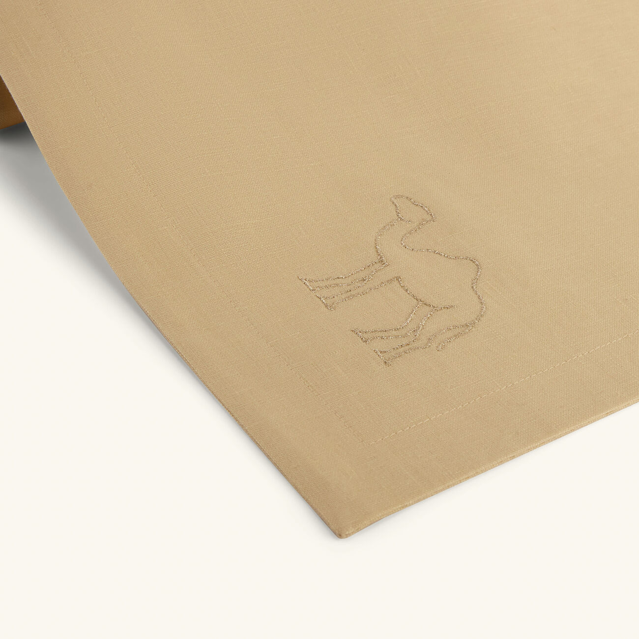 catherine denoual camel placemat beige