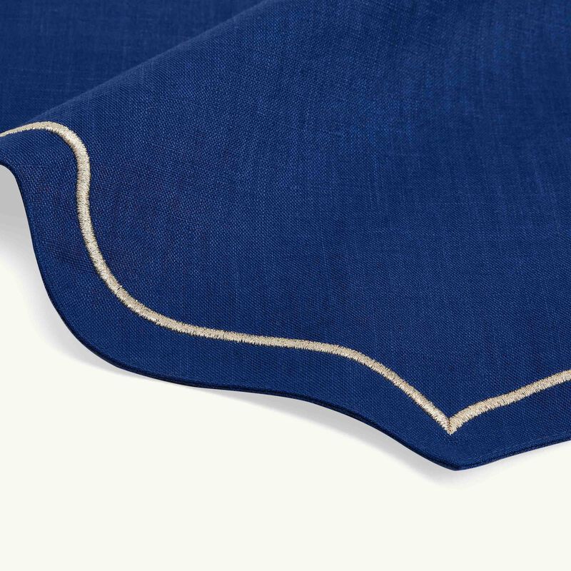 Arabesque Placemat Blue Set Of 6 catherine denoual arabesque placemat blue set of 6