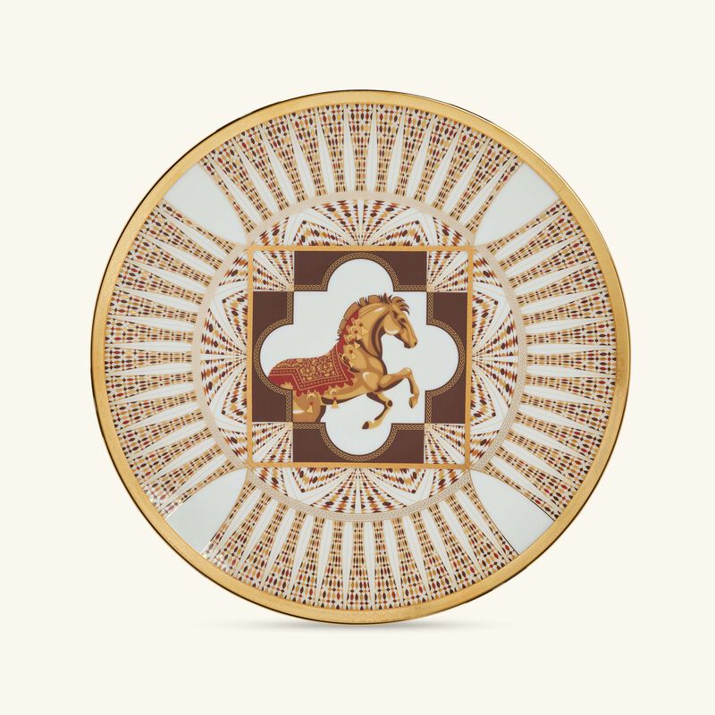 haviland cavalier royal underplate round gold 32cm