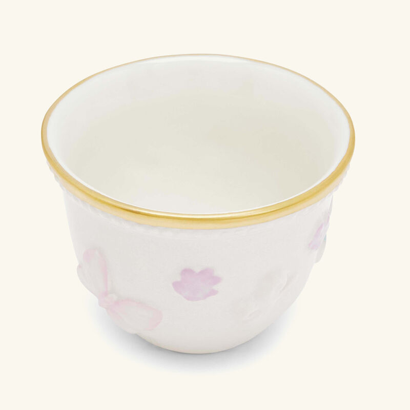 Butterfly Arabic Coffee Cup Pink villari butterfly arabic coffee cup pink