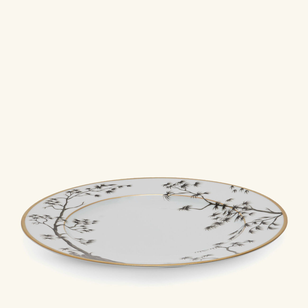 بينتو باريس طبق التقديم فيو كيوتو دائري أبيض 26 سم