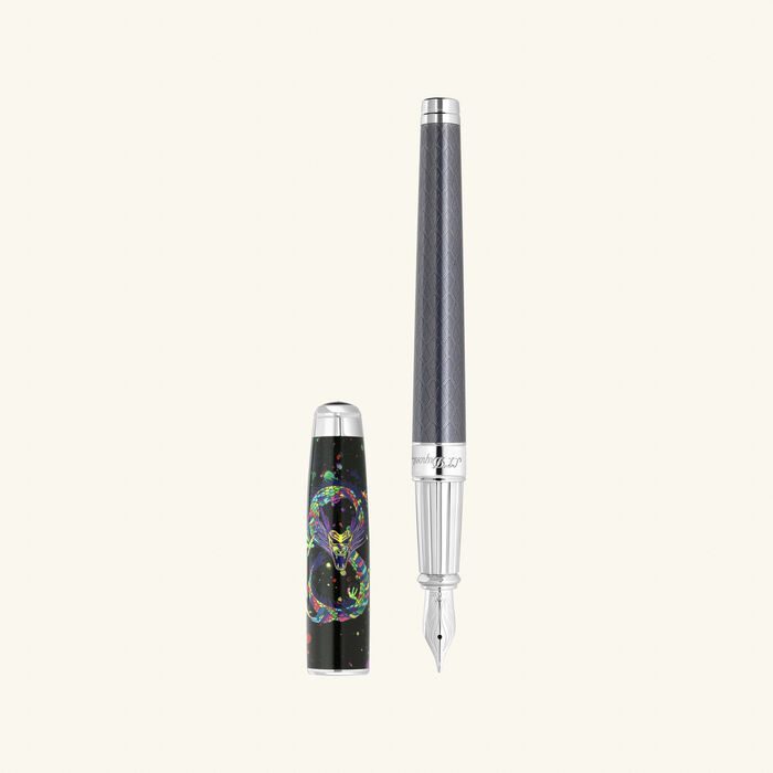 st dupont line d eternity multifunction pen grey