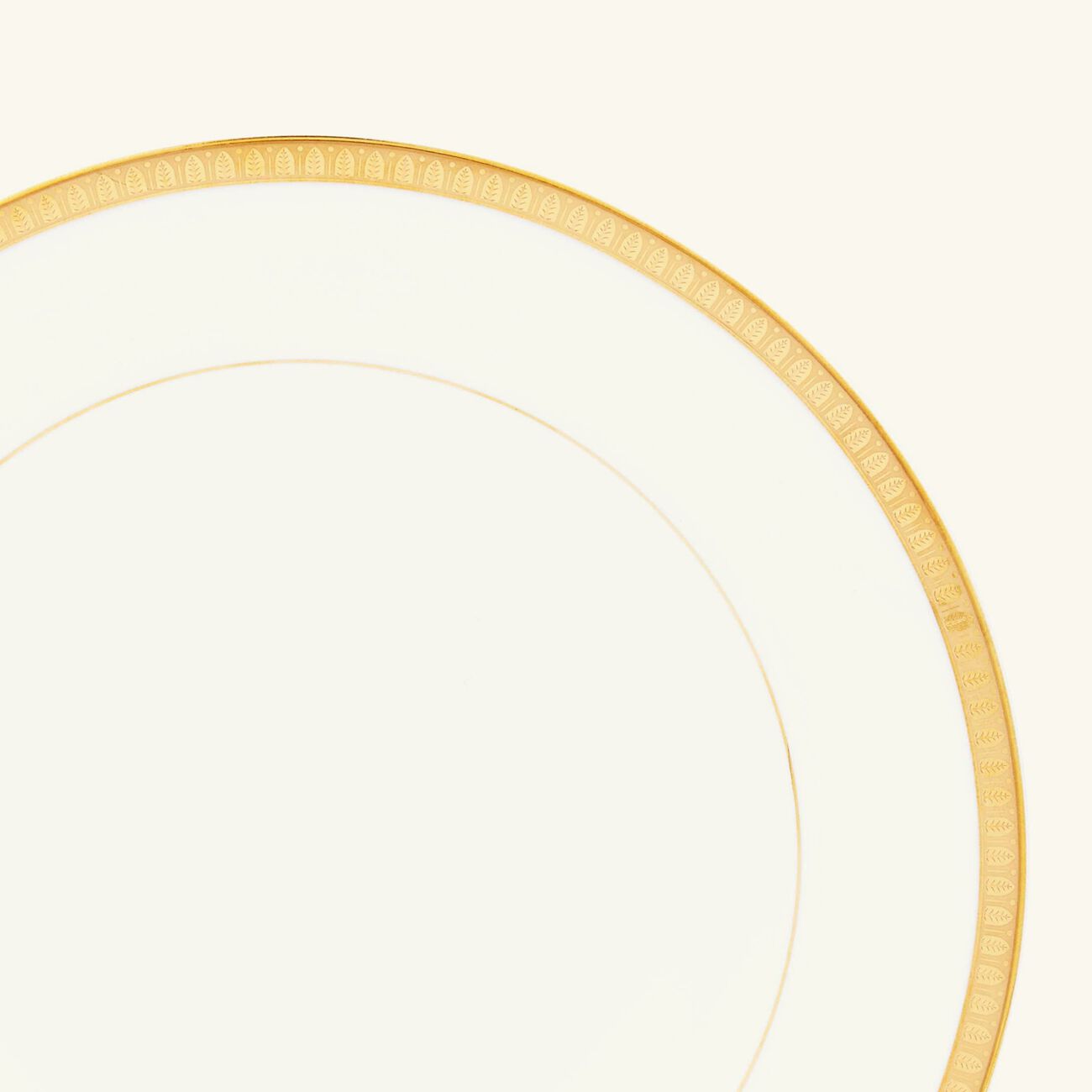 Malmaison Or Soup Plate Gold 23cm christofle malmaison or soup plate gold 23cm