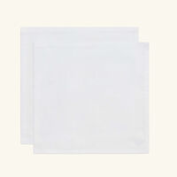 christofle silver time napkin white set of 2
