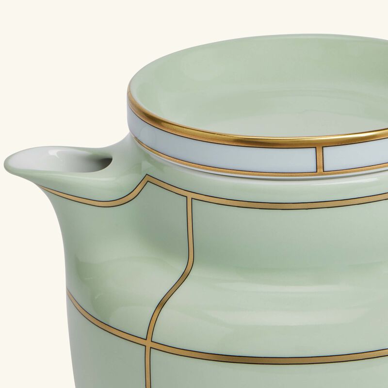 ginori 1735 diva teapot green