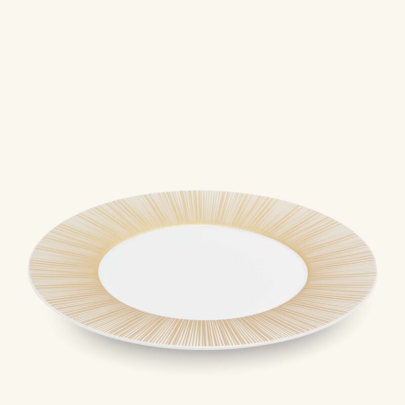 Sol Salad Plate Round Gold 21cm bernardaud sol salad plate round gold 21cm