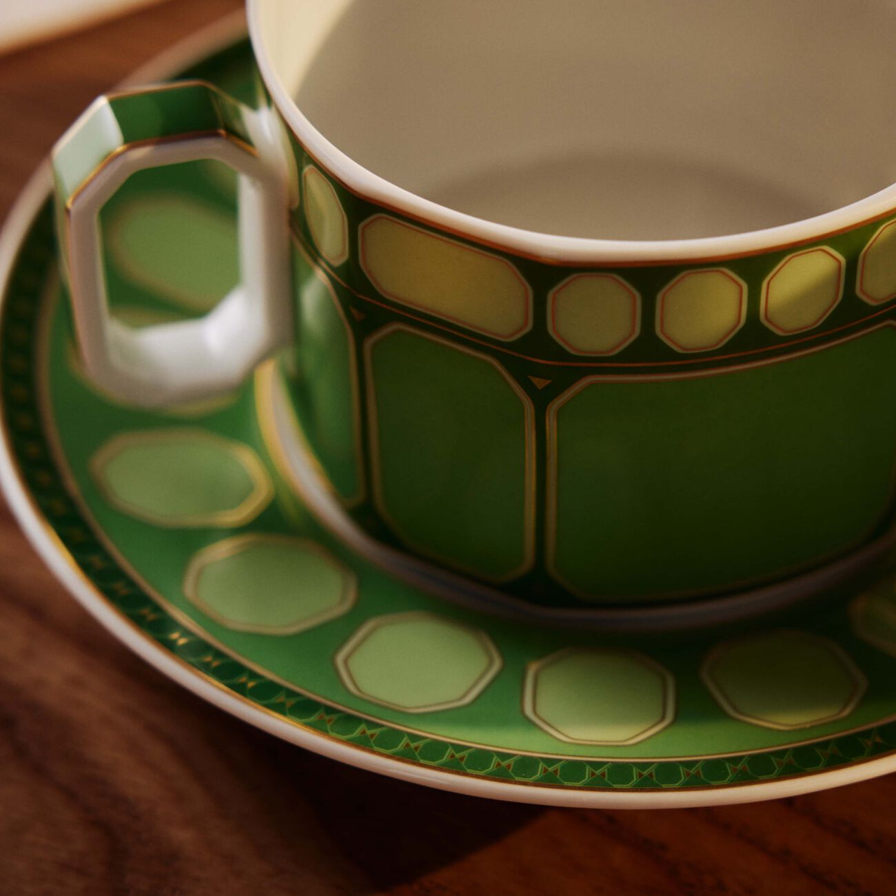 rosenthal signum fern tea cup   saucer green