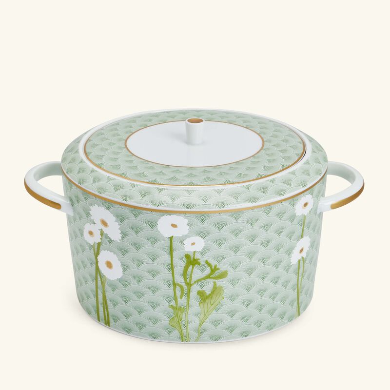 bernardaud praiana soup tureen green