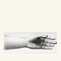 Mano Tray Rectangular Small Grey fornasetti mano tray rectangular small grey