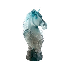 حصان الشطرنج كافالكاد باللون الأزرق المائل للرمادي- إصدار محدود, medium