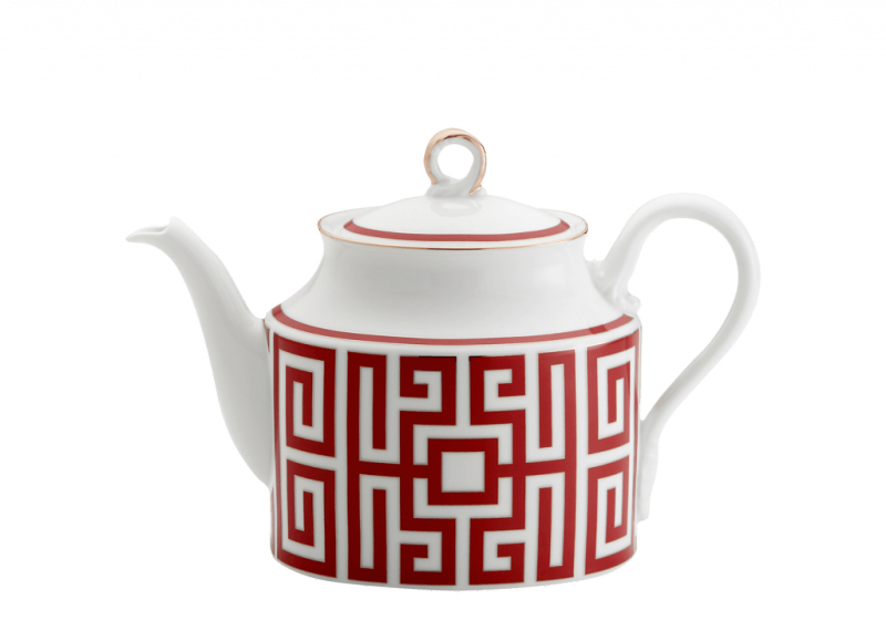 إبريق الشاي متاهة القرمزي, large