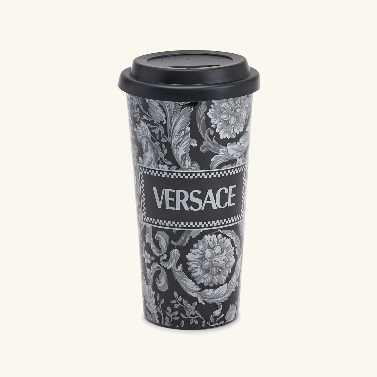 Barocco Travel Mug Black versace barocco travel mug black