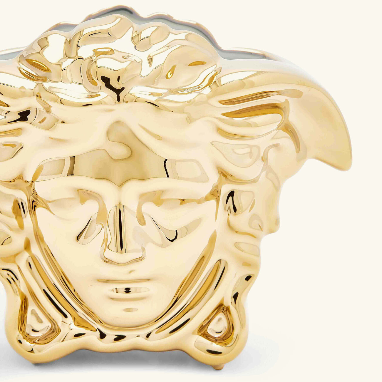 versace medusa grande vase mini gold