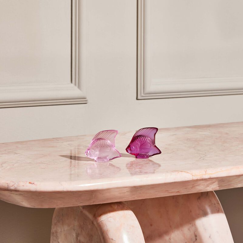 Fish Figurine Mini Fuchsia lalique fish figurine mini fuchsia