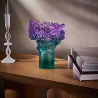 daum sweet garden vase medium pink