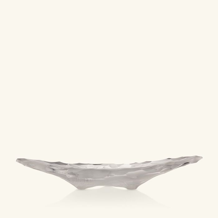 lalique terramineral silex centerpiece large clear