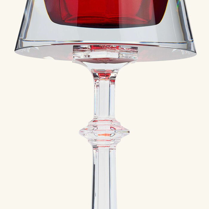 baccarat harcourt my fire candle holder red