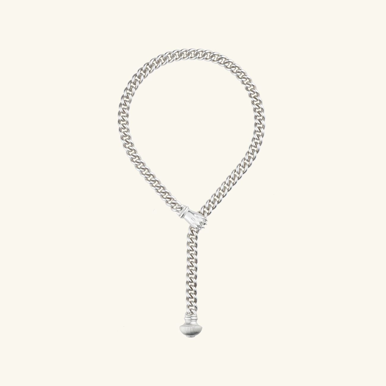 كريستوفل قلادة بات دو ليون فضية