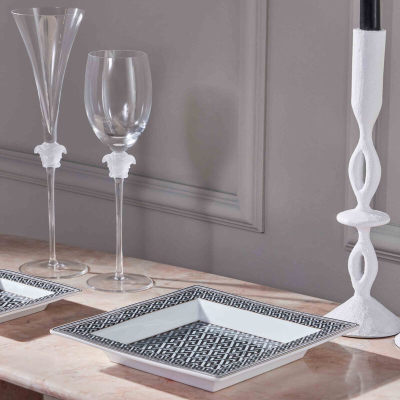 La Greca Signature Trinket Tray Square versace la greca signature trinket tray square