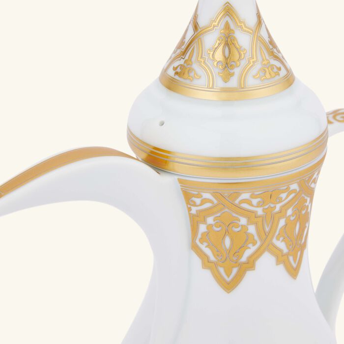 bernardaud venise coffee pot gold