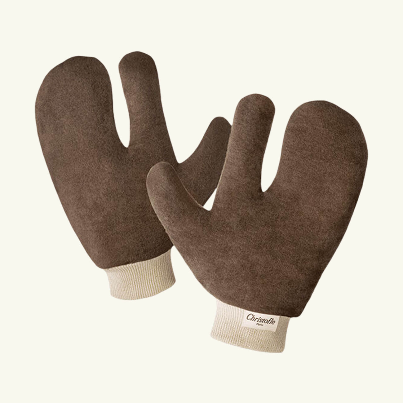 Polishing Gloves Brown Box Of 2 christofle polishing gloves brown box of 2