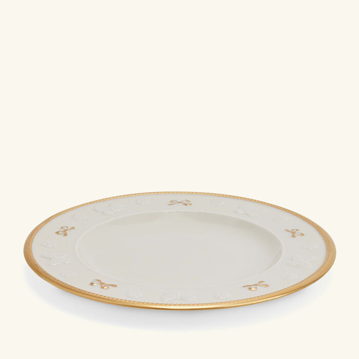 villari butterfly dessert plate round white 21cm
