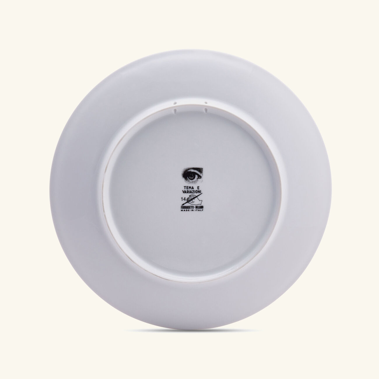 fornasetti tema e variazioni no 14 wall plate gold