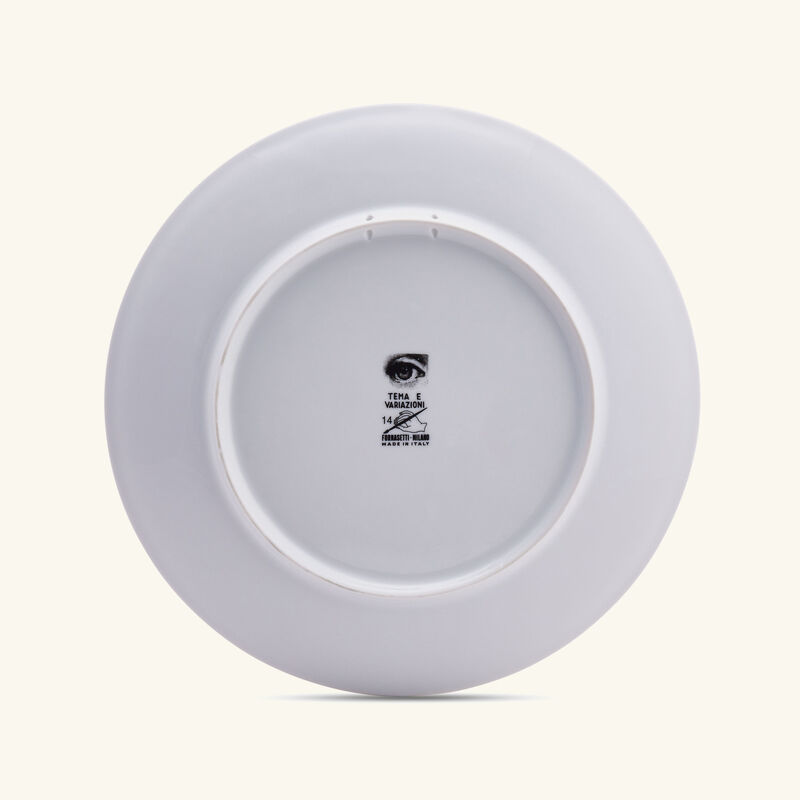 fornasetti tema e variazioni no 14 wall plate gold