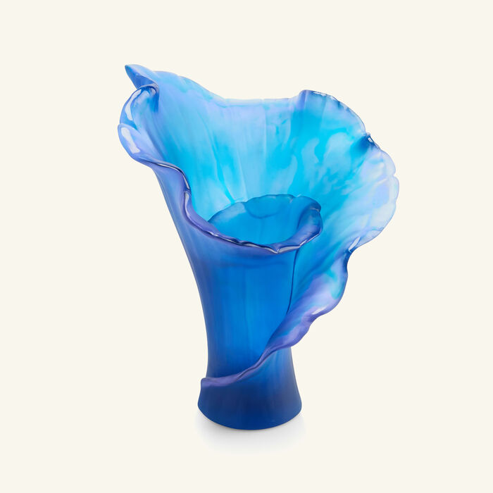 Arum Vase Medium Blue daum arum vase medium blue