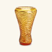 lalique tigre gilded vase large gold